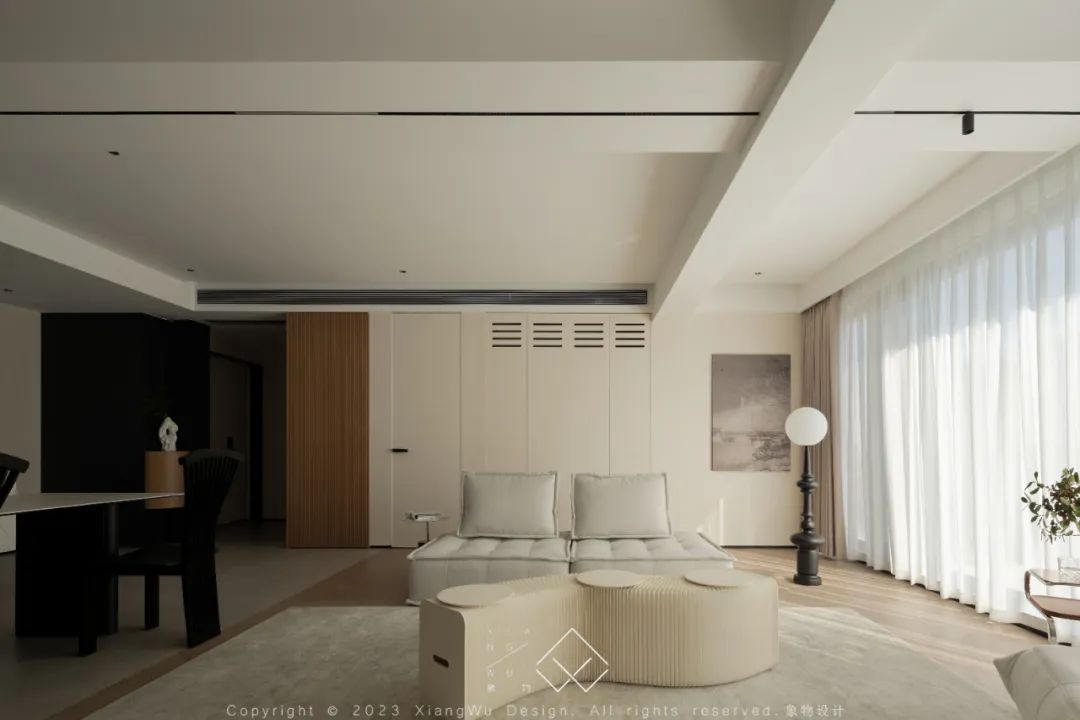 奶油色调的简约诗意空间丨中国常州丨象物设计-32