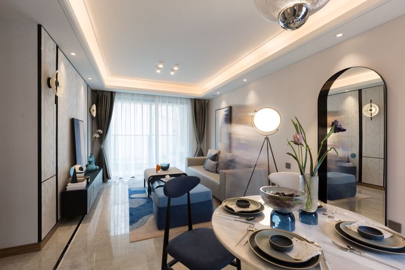 南京尚上悦苑售楼处 | “峡谷之光”的室内设计-2