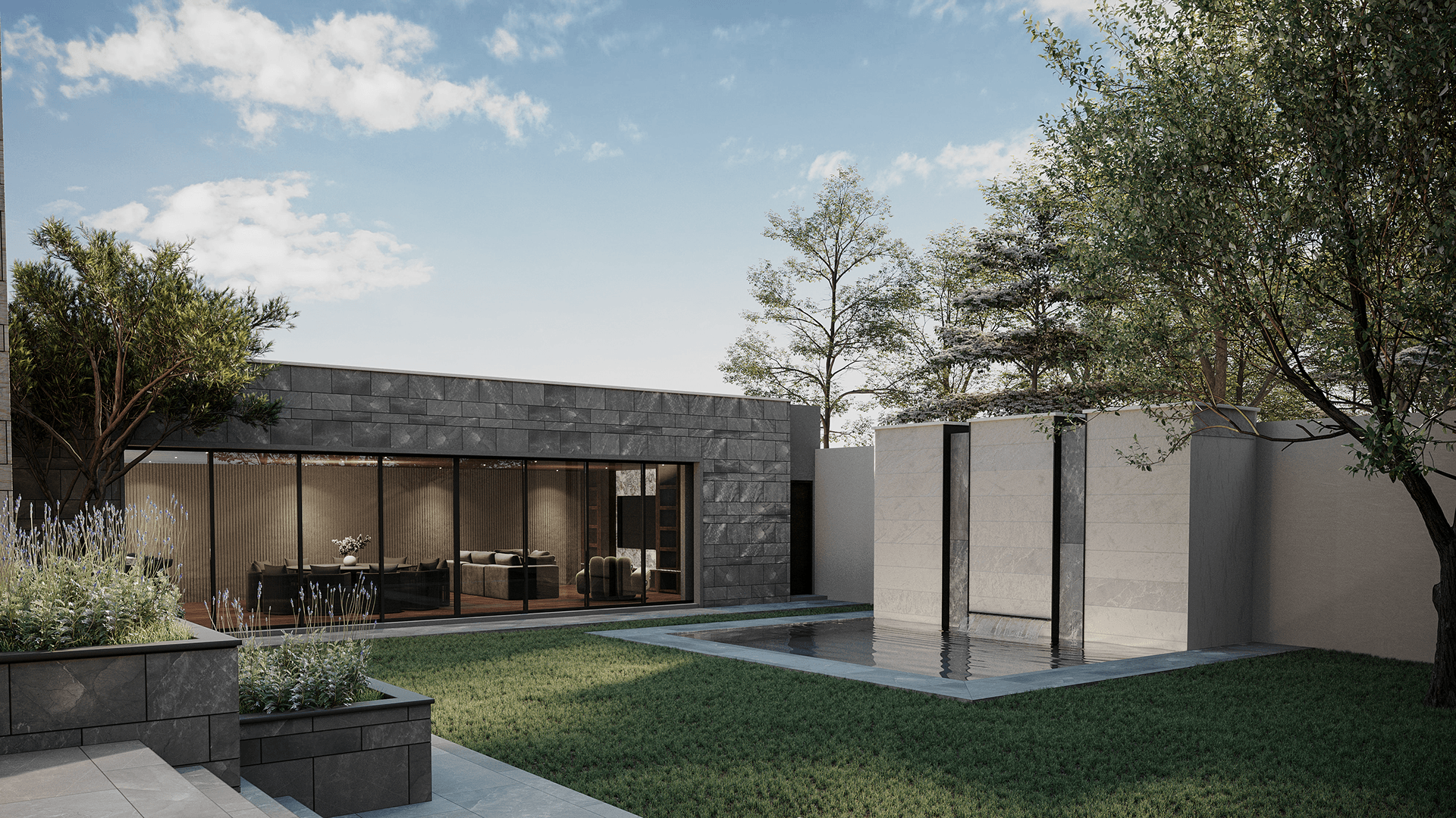 Stone Brick Facade 设计丨CBG-9