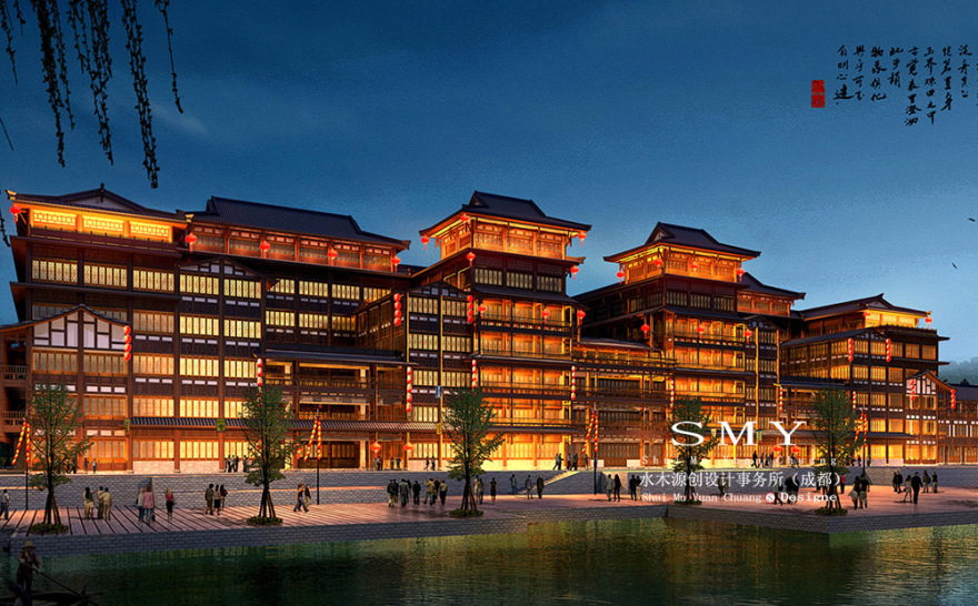 乐山酒店设计,乐山酒店装修设计案例-水木源创设计-7