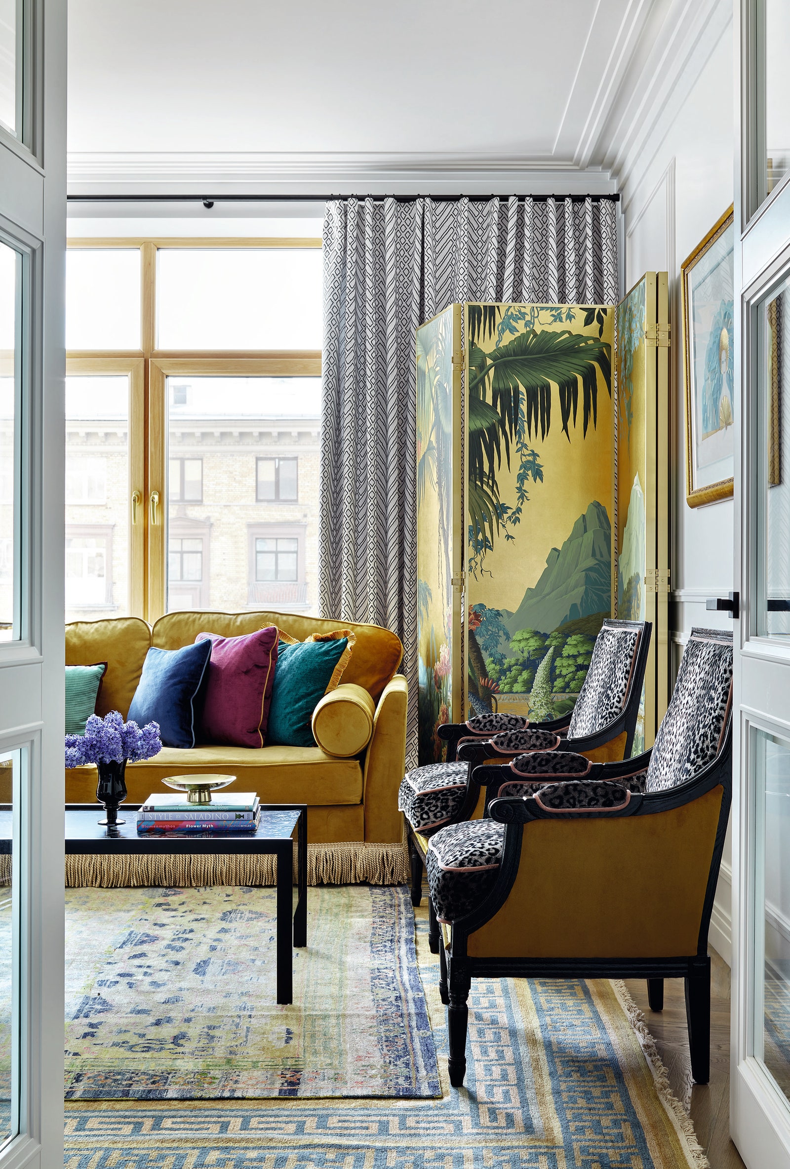 摩登中式 | 莫斯科公寓的惊艳改造-8