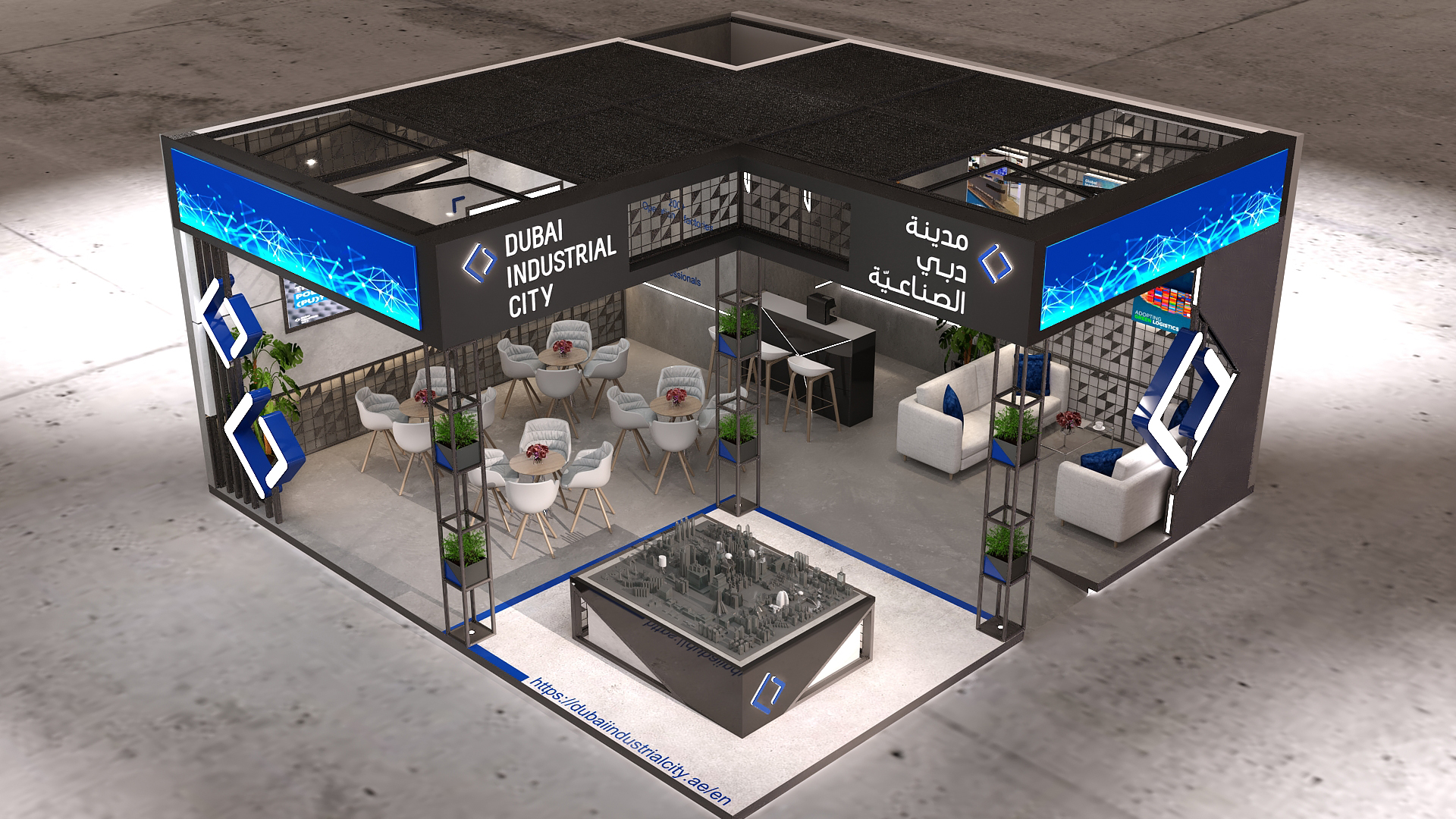 迪拜工业城展位设计丨阿联酋迪拜-7