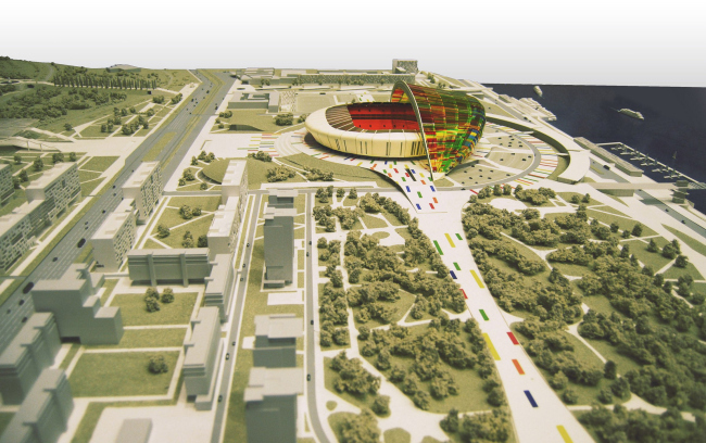 2018年世界杯足球赛伏尔加格勒体育设施及基础设施概念项目丨俄罗斯伏尔加格勒-25