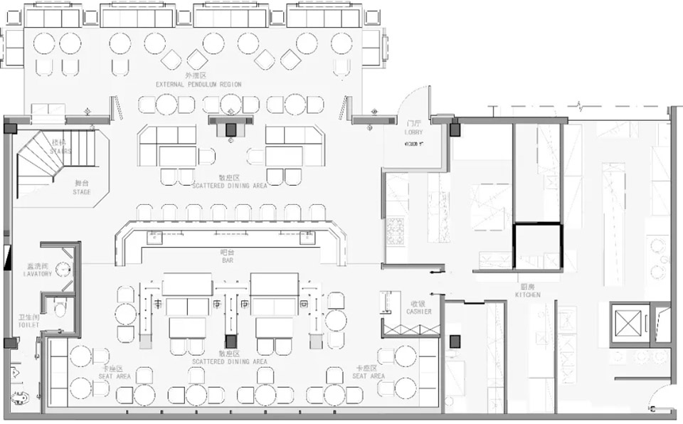 意大利酒馆LA GOCCIA太古里店  万谦集设计-32