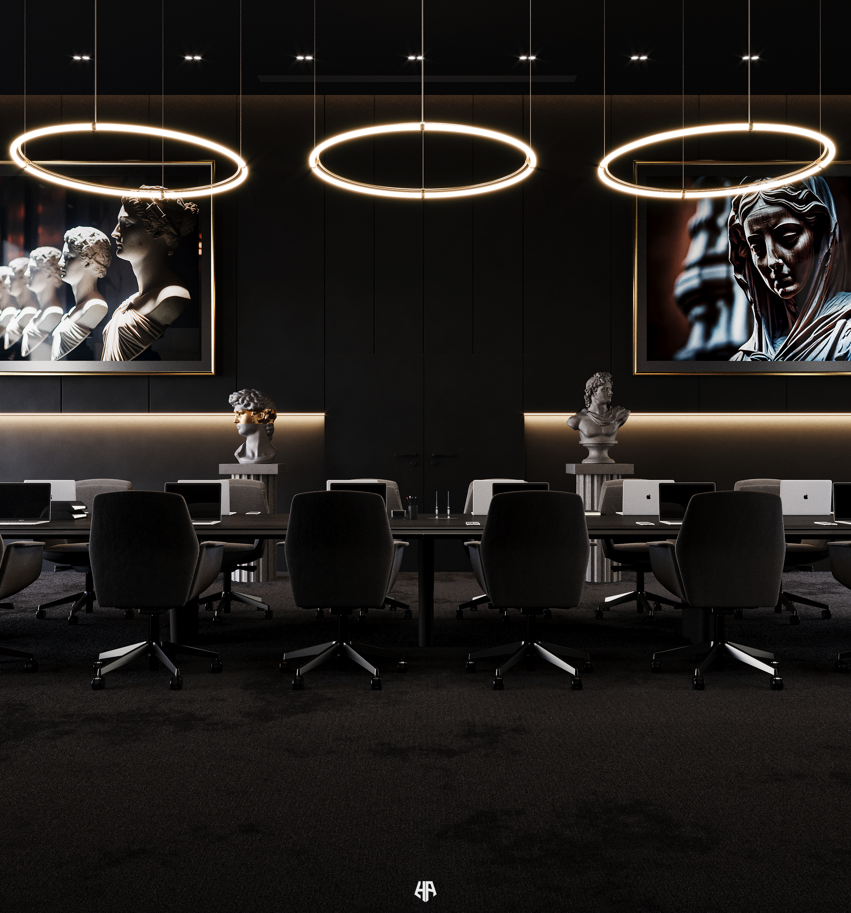 Conference Room Design Dark Edition-3