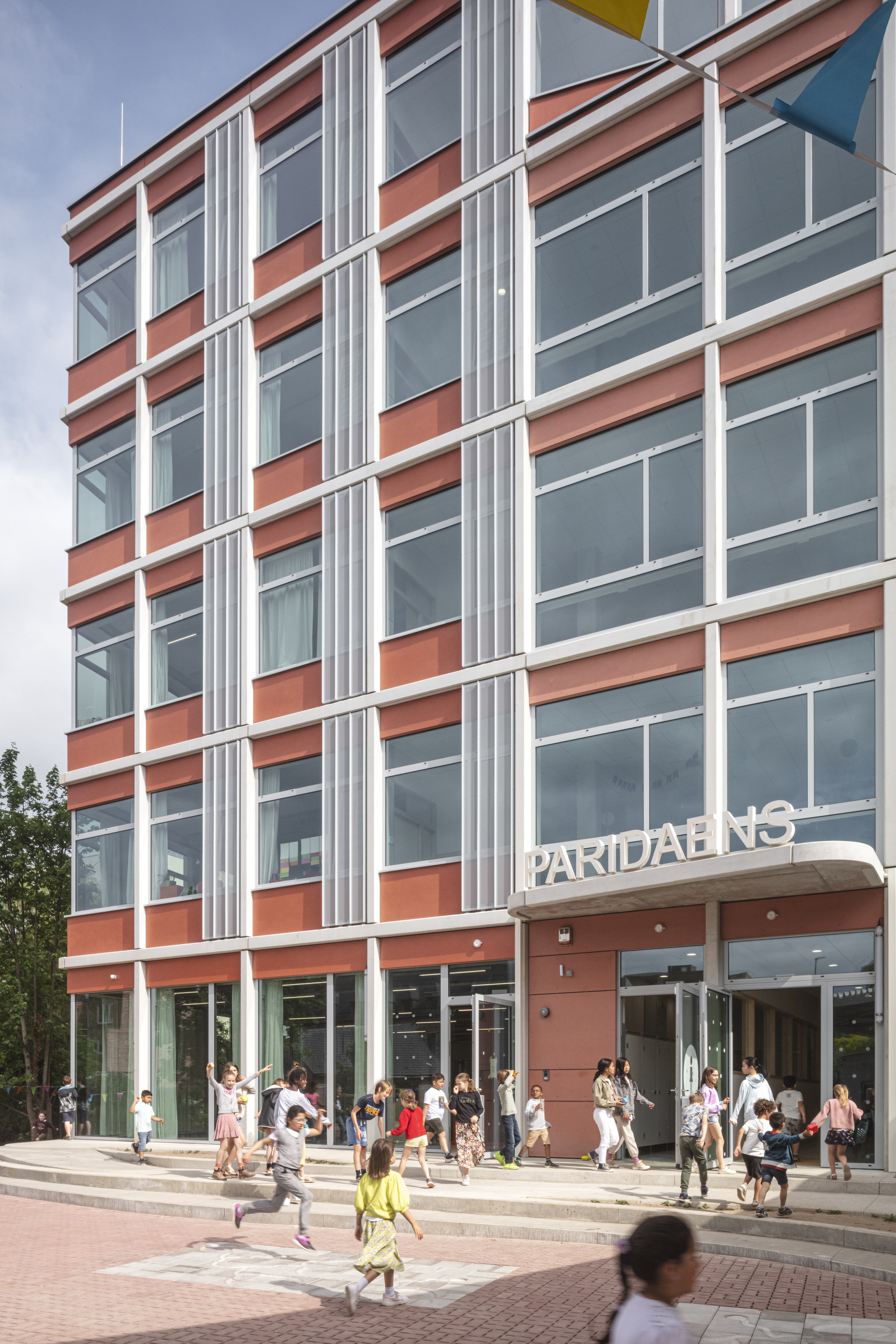 Paridaens 学校校园扩建丨比利时丨LAVA Architecten-17