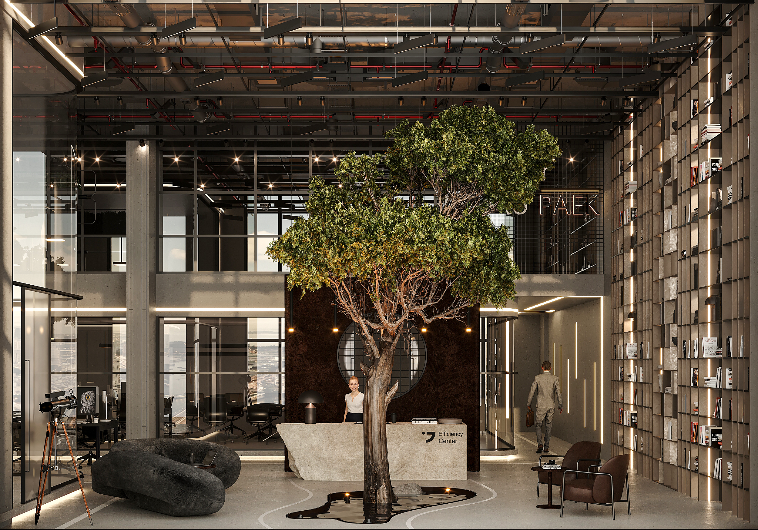 Office Design - Efficiency Center-1