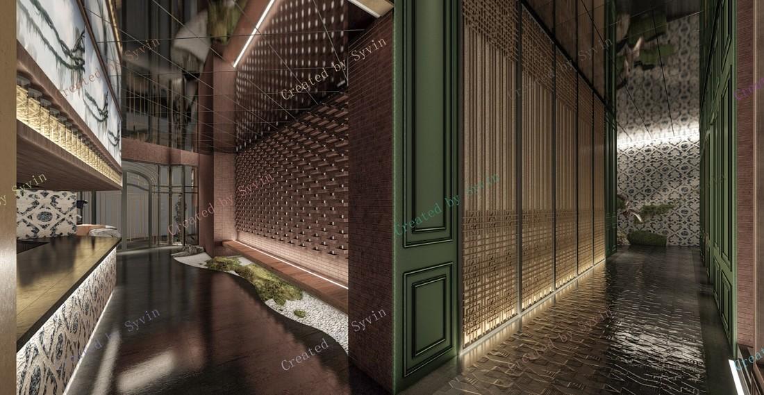 高端私房菜餐厅设计 | 自然与都市的和谐交融-11