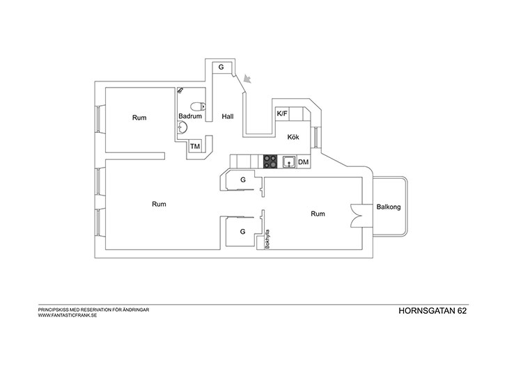 斯德哥尔摩旧楼中的温馨极简小公寓-19