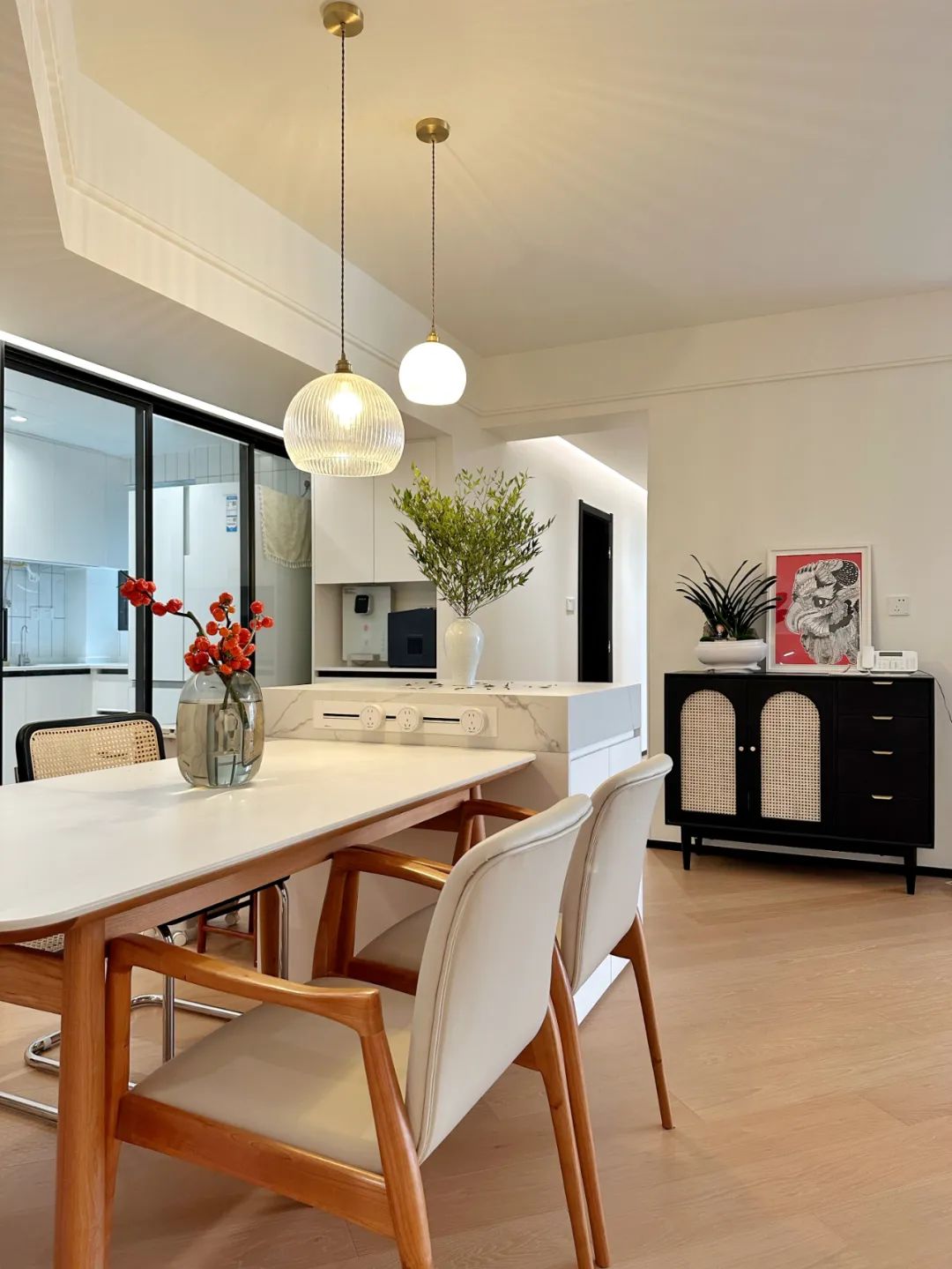 广州天伦花园 120m² 简约原木风住宅设计丨中国广州丨室内设计装饰领域-28