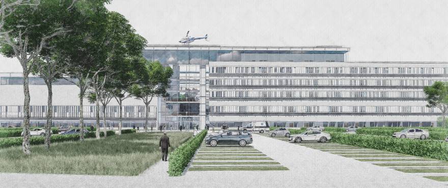 Caen大学医院翻新及扩建项目丨FranceCaen丨Ateliers 2,3,4,-28