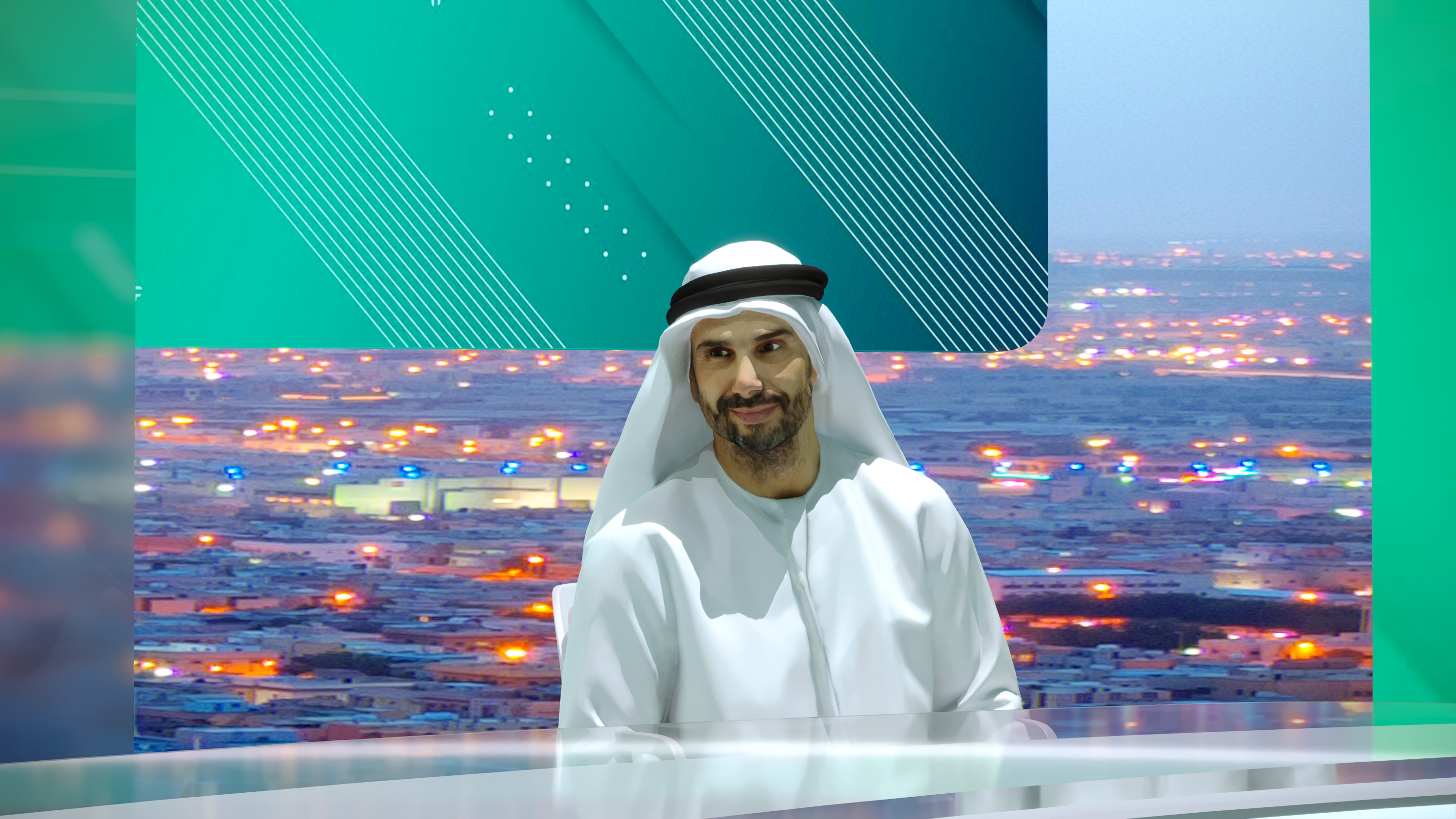 Saudi TV .News Studio .Set Design-9