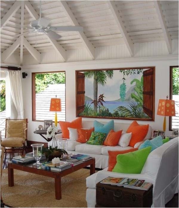 豪华别墅 现代风格[别墅] Island inspired interiors creating a tropical oasis-17