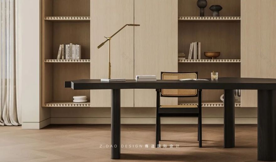 尊道新作|合肥『文一·塘溪津门』1000㎡折衷主义别墅,专治豪宅审美疲劳。-210