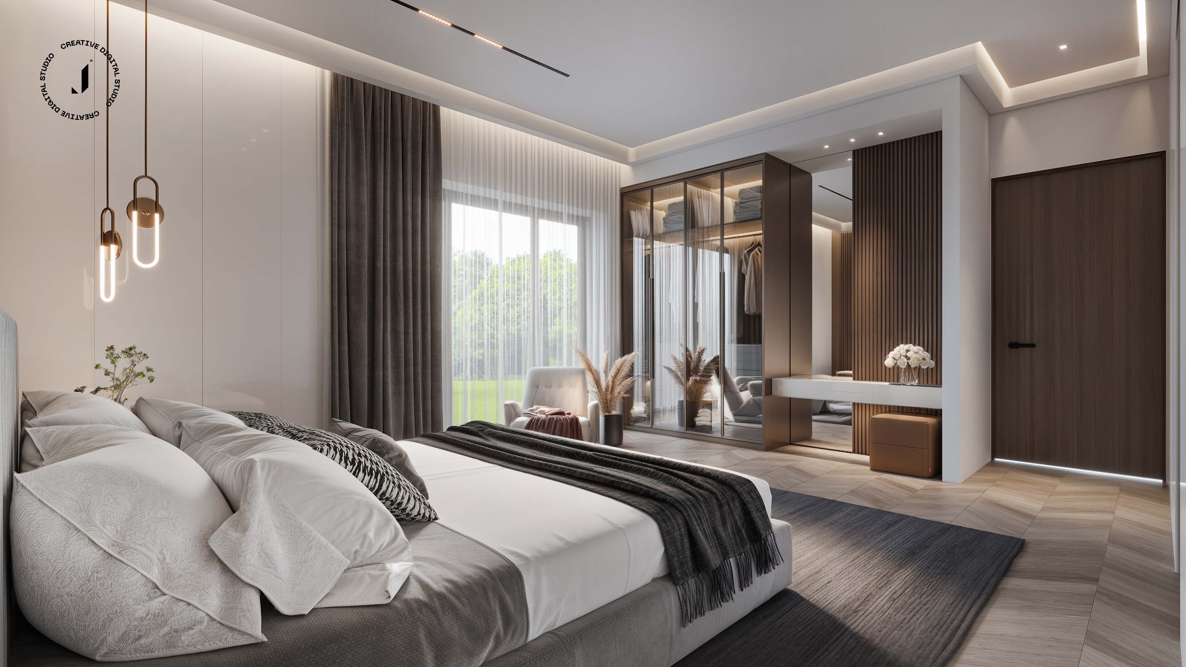 Argan Golf Resort Villa  3D 室内设计丨摩洛哥马拉喀什-13