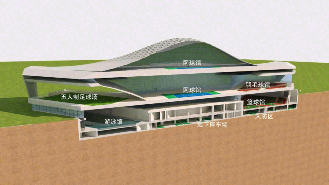 廊坊临空体育馆丨中国廊坊丨中建八局装饰-18