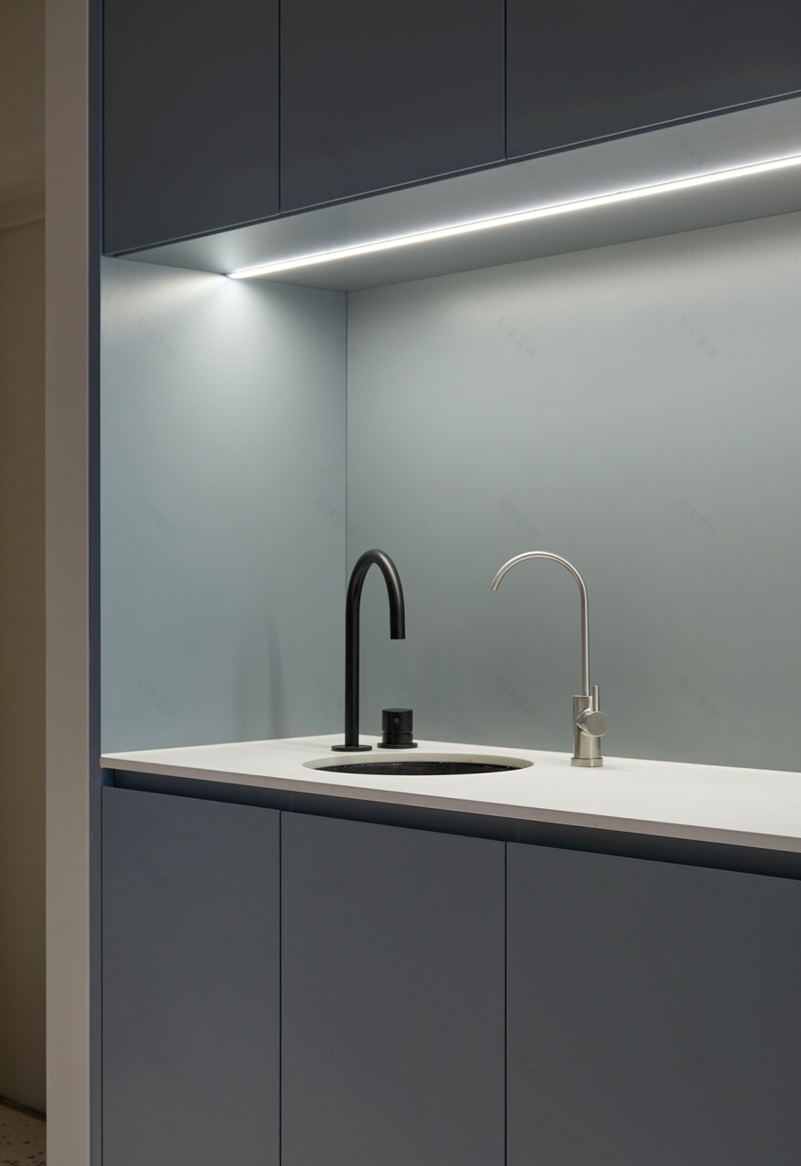 刘畅设计·灰绿色调的家-26