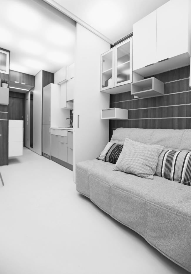 小面积公寓设计概念项目丨俄罗斯莫斯科丨Arch group-12