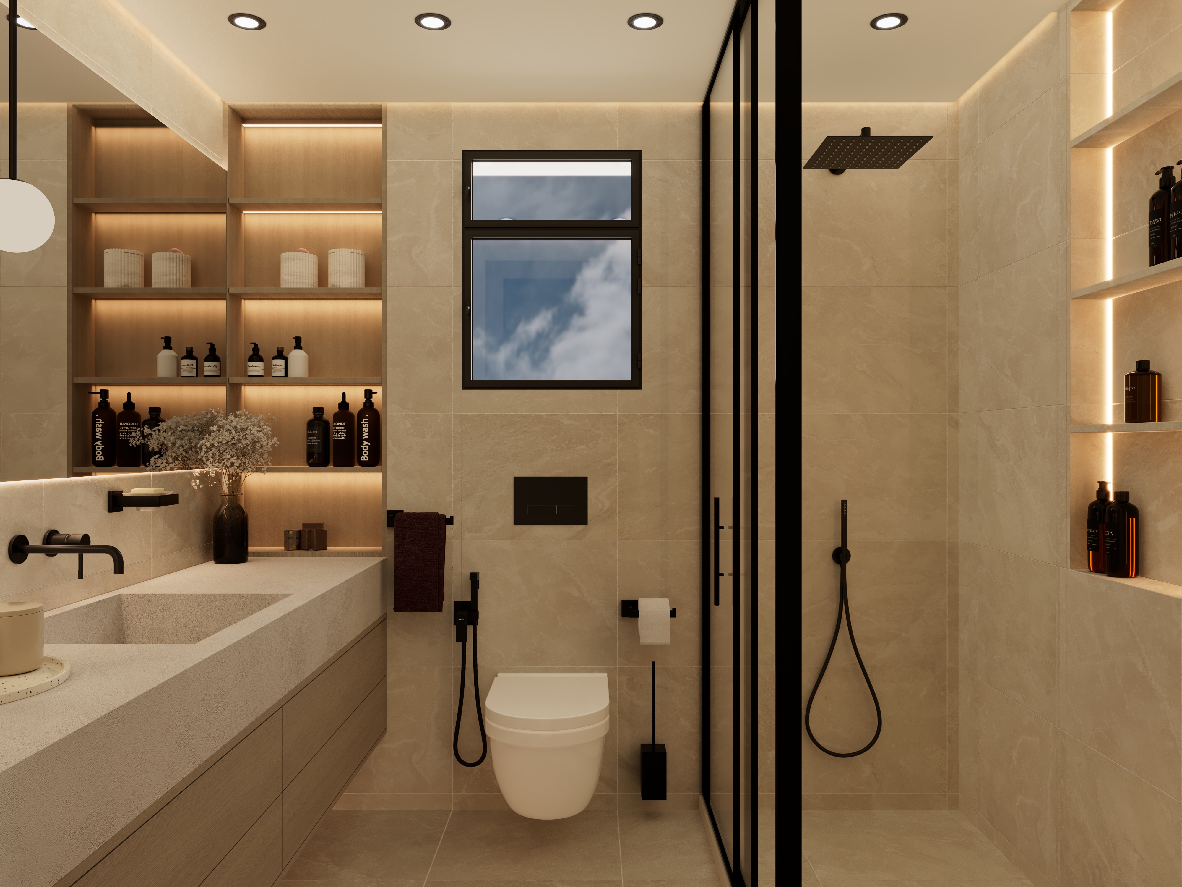 现代儿童卧室、浴室丨EgyptCairo-15