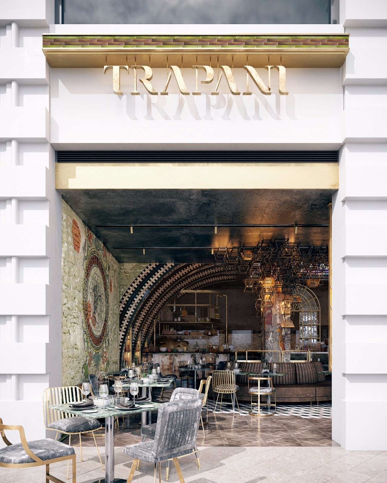 科威特Trapani轻复古餐厅-1