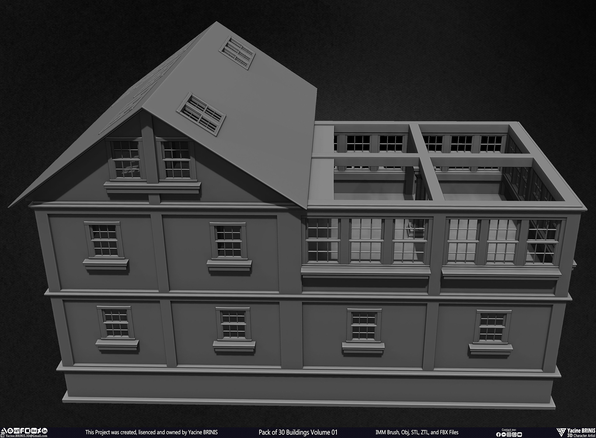 30 座建筑模型包丨Yacine BRINIS-49