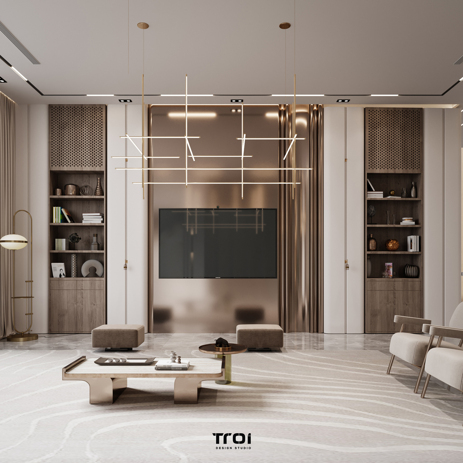 家庭大厅丨Troi Design Studio-11