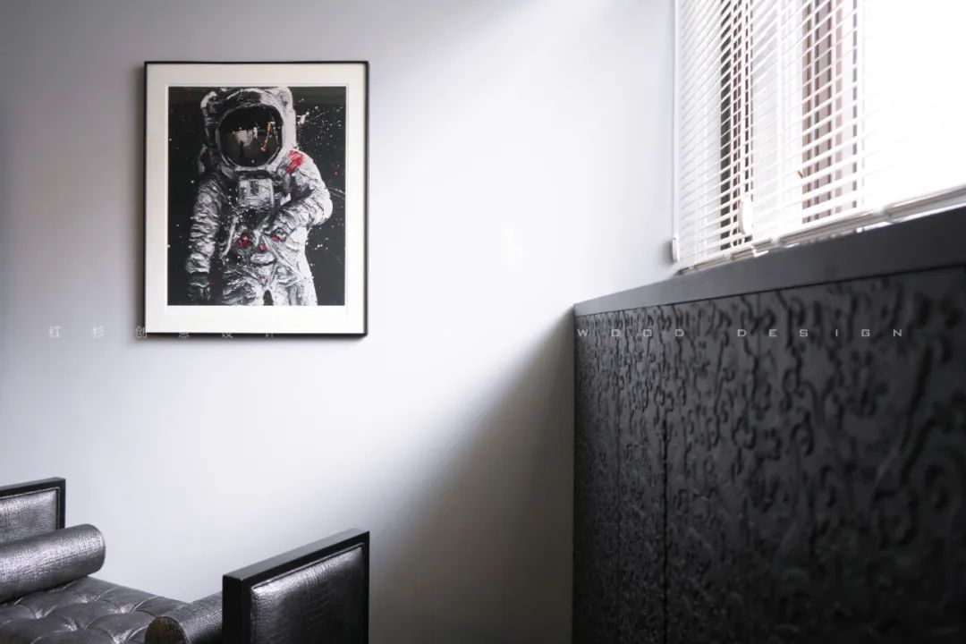 红杉创意设计 | 西安 360㎡现代家居,巧妙融合多种文化元素-81