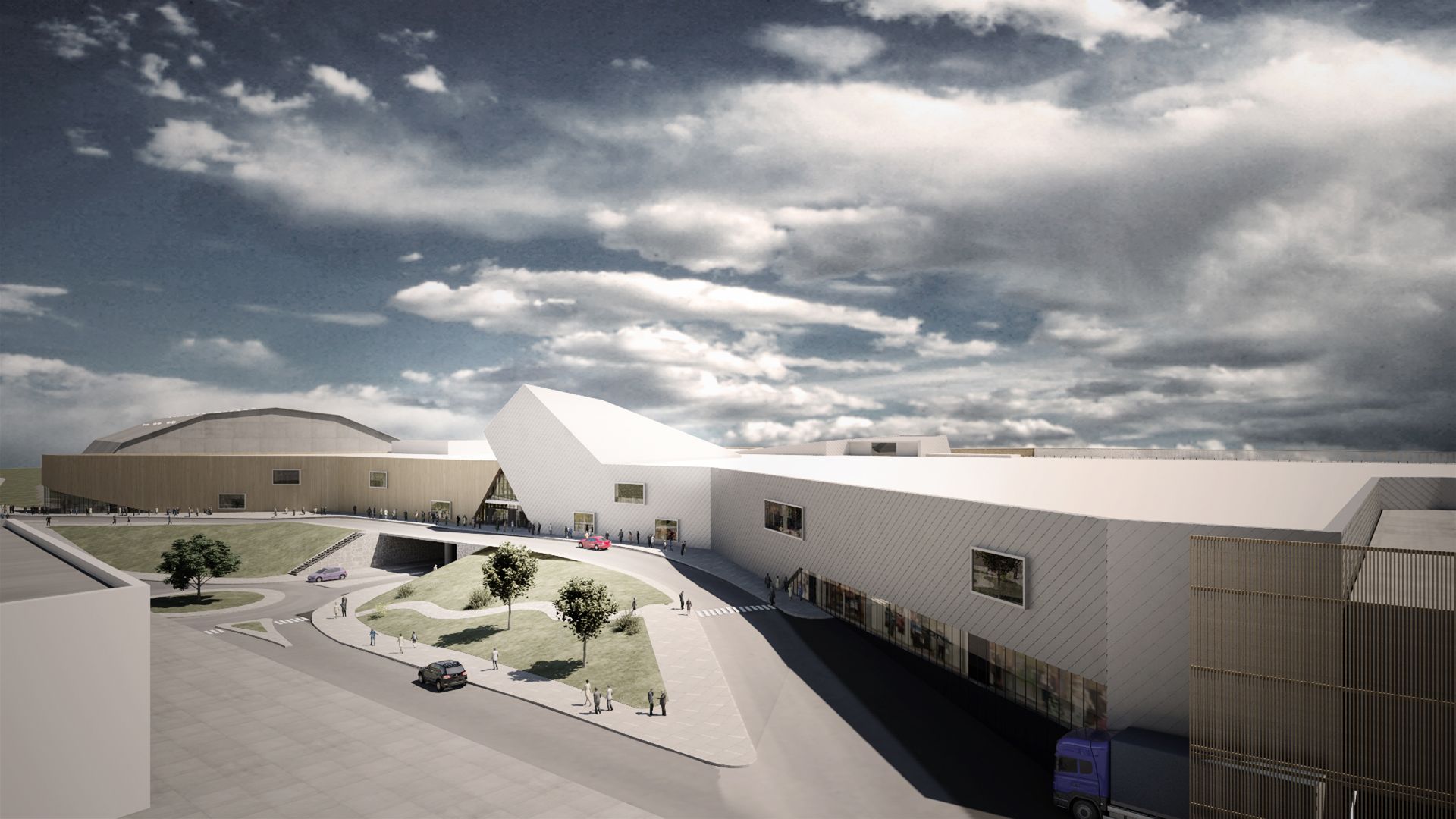 2013 年挪威 Jekta 购物中心扩建设计-17