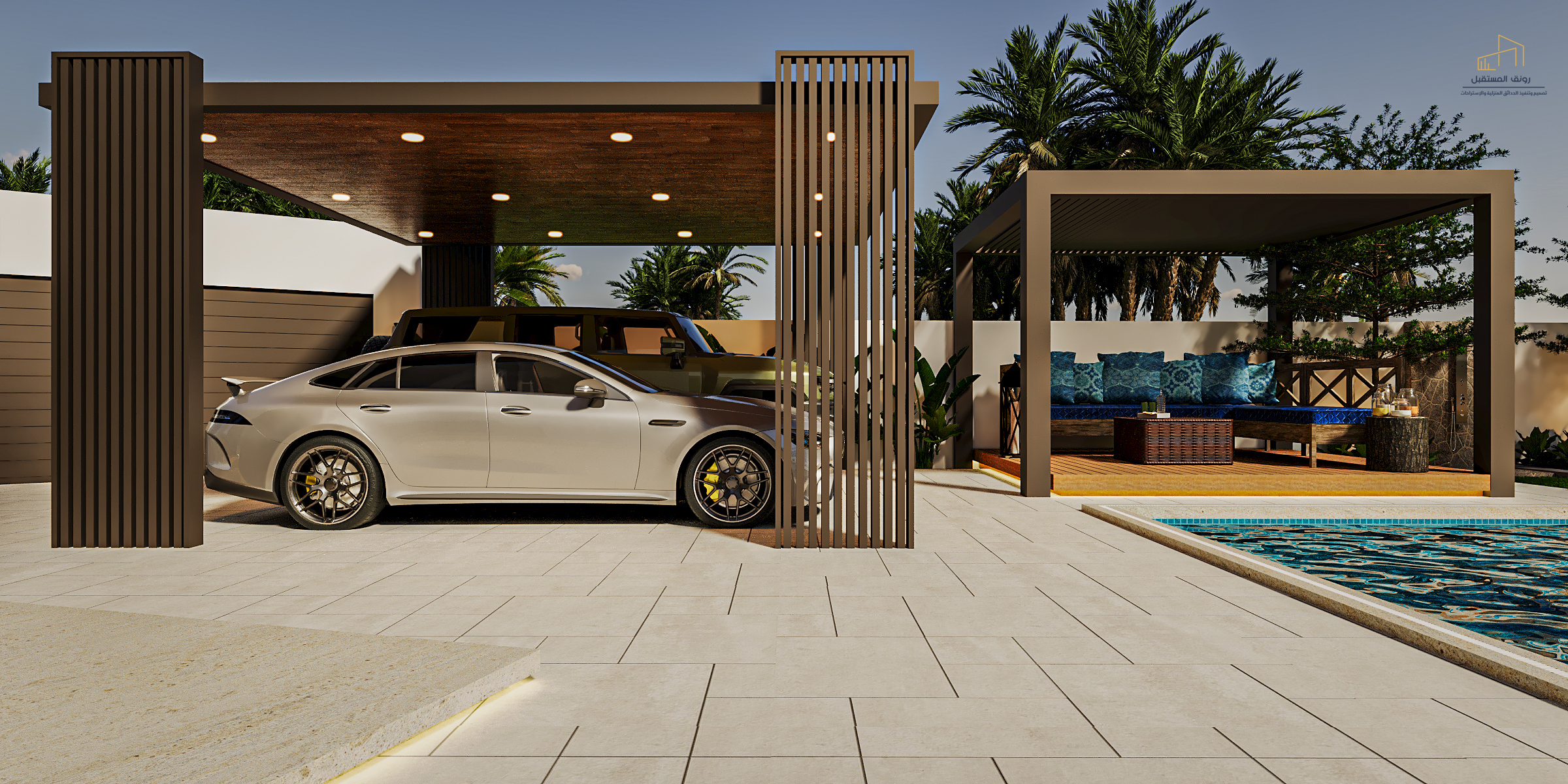 VILLA LANDSCAPE DESIGN WORK, MUSCAT-4