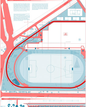 SPORTS COMPLEX IN GULBENE | COMPETITION PROJECT-POSTERS