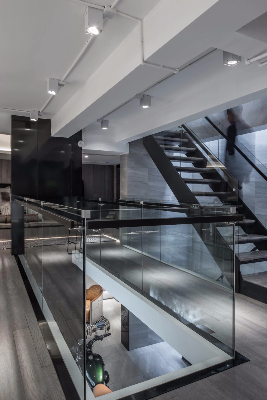 南京宝华山南麓高级灰现代风别墅设计-32