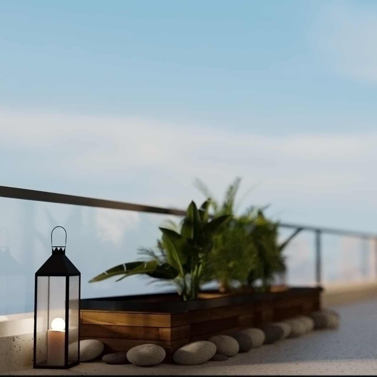 露台和室内阿尔玛扎丨DSDB-5