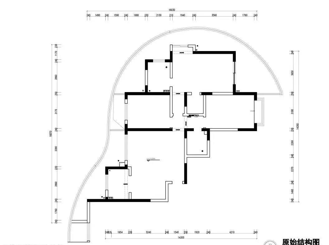 《爱情公寓》挖掘机户型室内设计-1