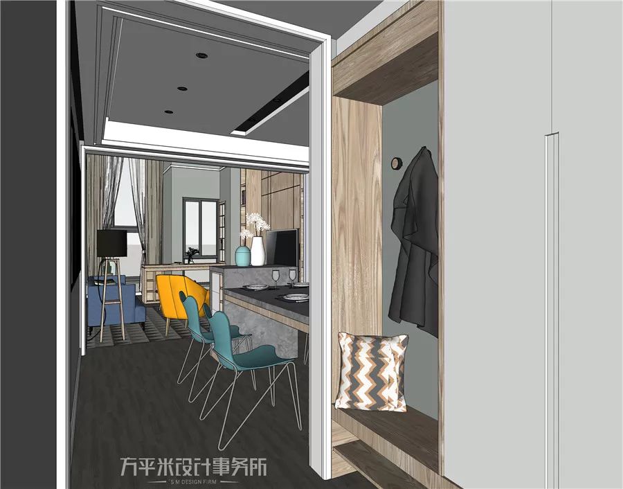 110 平挑高空间现代简洁设计,IT 夫妇的舒适家居-20