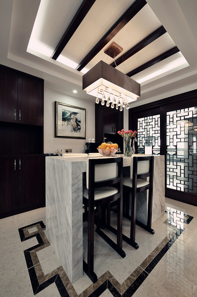 平新中式别墅装修——传承文化-11