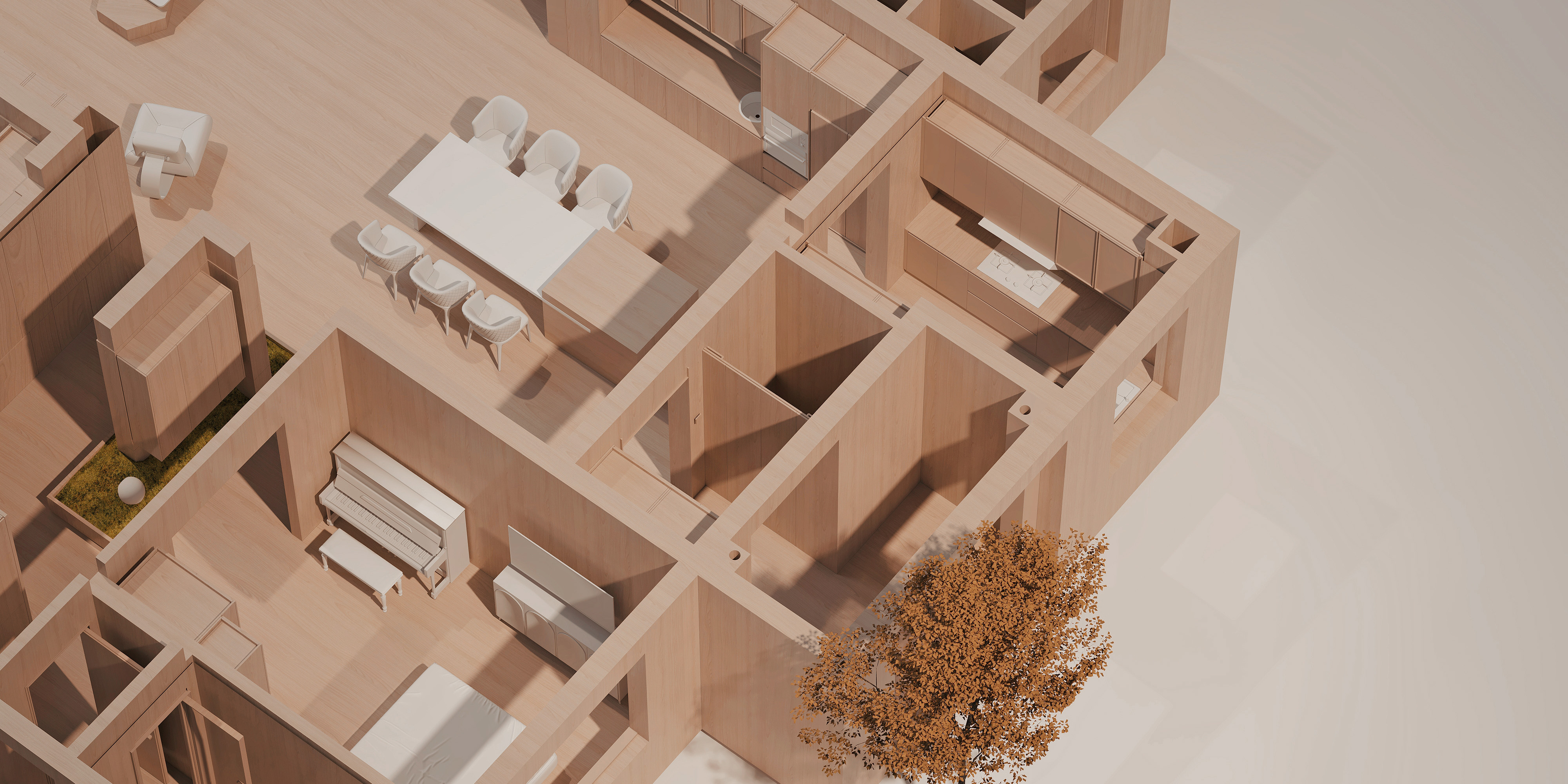 几何共社 · 芜湖汀海壹品平层大宅设计丨中国芜湖-22