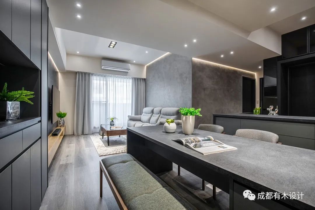 灰调工业风纹理感居所丨淳品-26