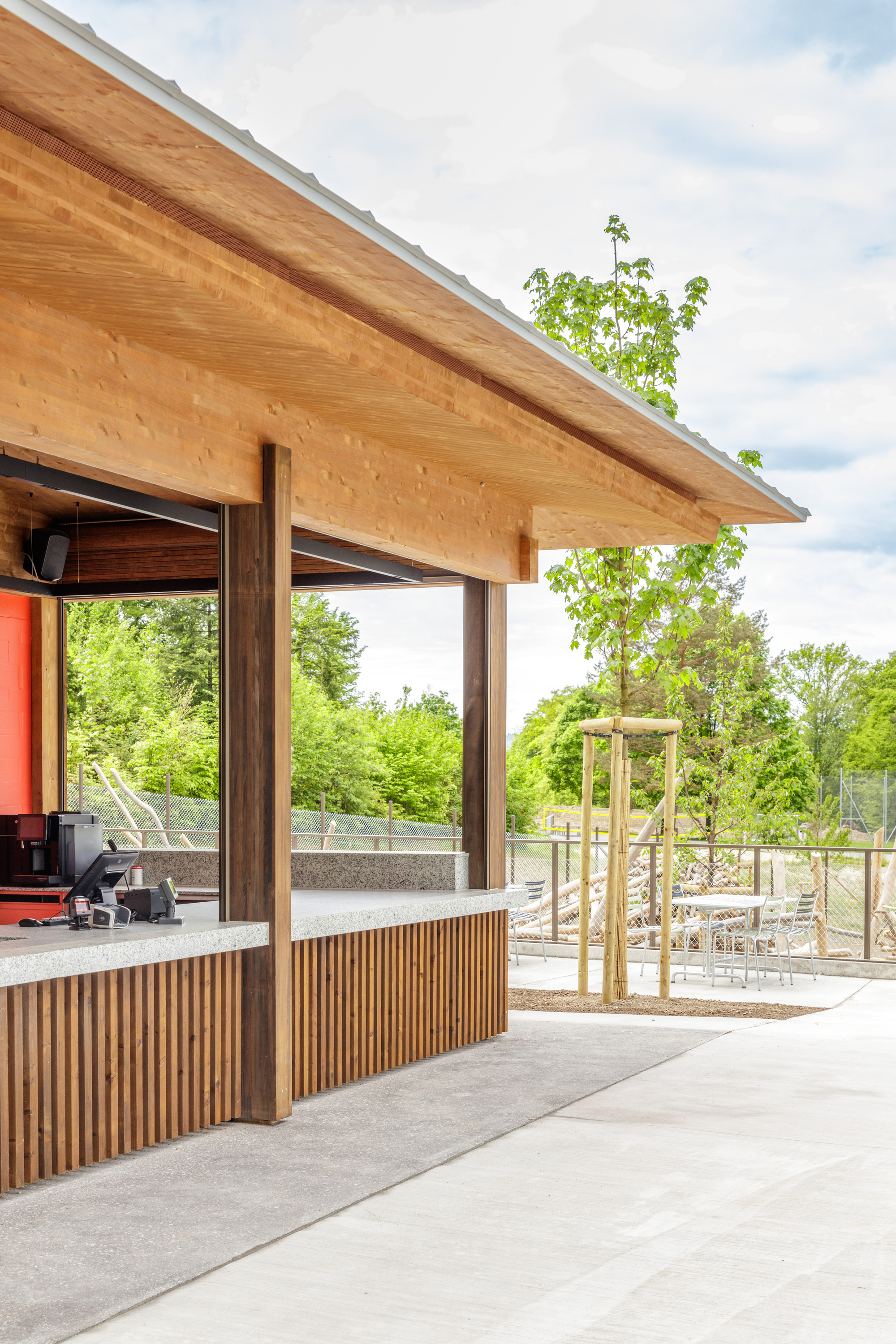 森林泳池齐默格格丨瑞士卢塞恩丨Brechbuehler Walser Architekten-26