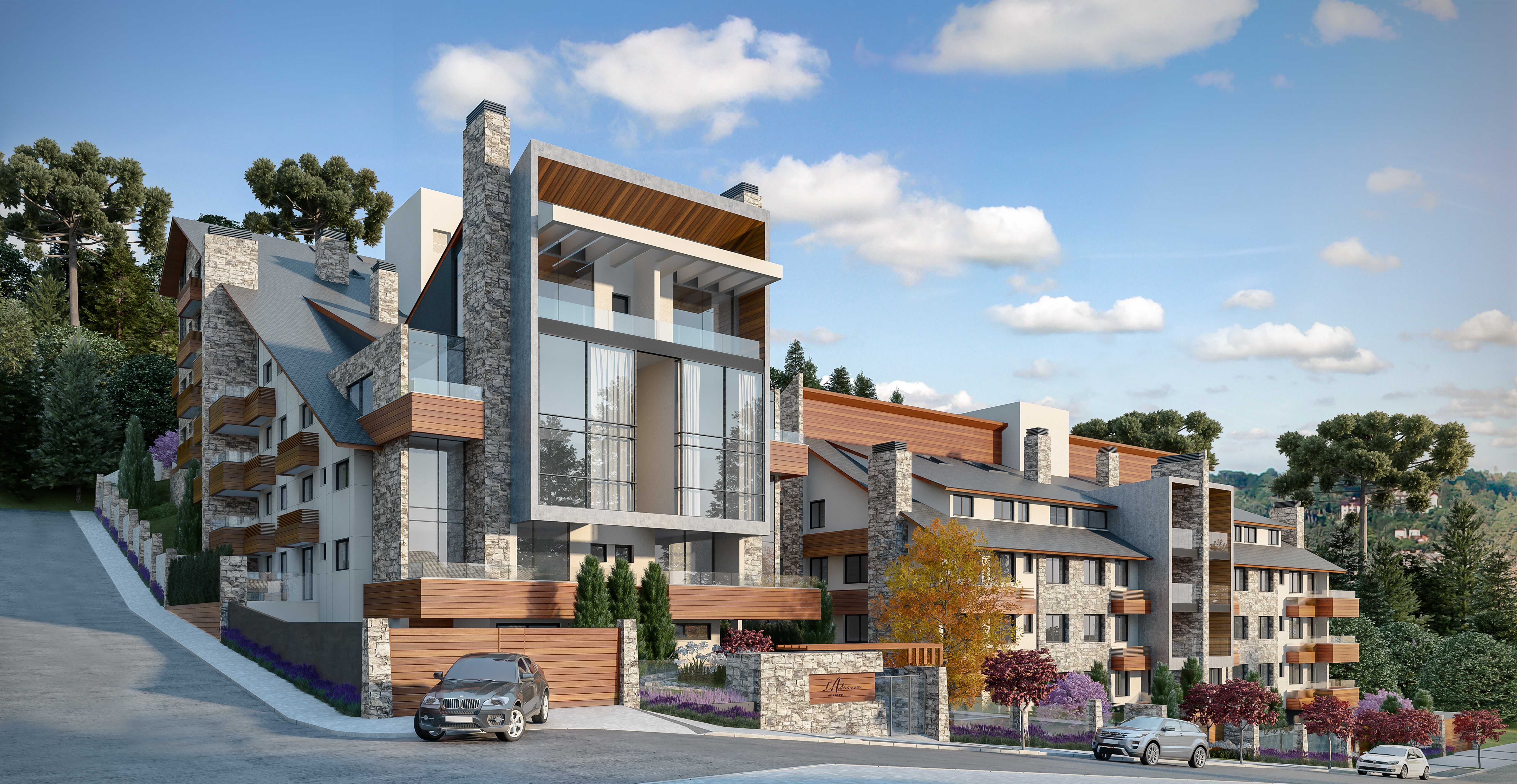 拉德里斯住宅建筑室内设计-0