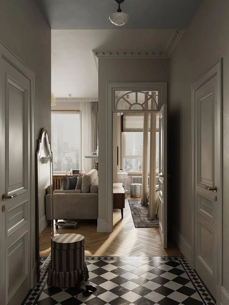 48㎡女生公寓设计丨Alimur design-0