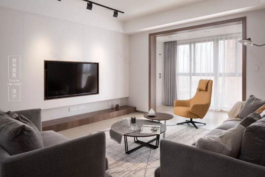 成都 135㎡简约风家居设计,留白让生活更美好-29