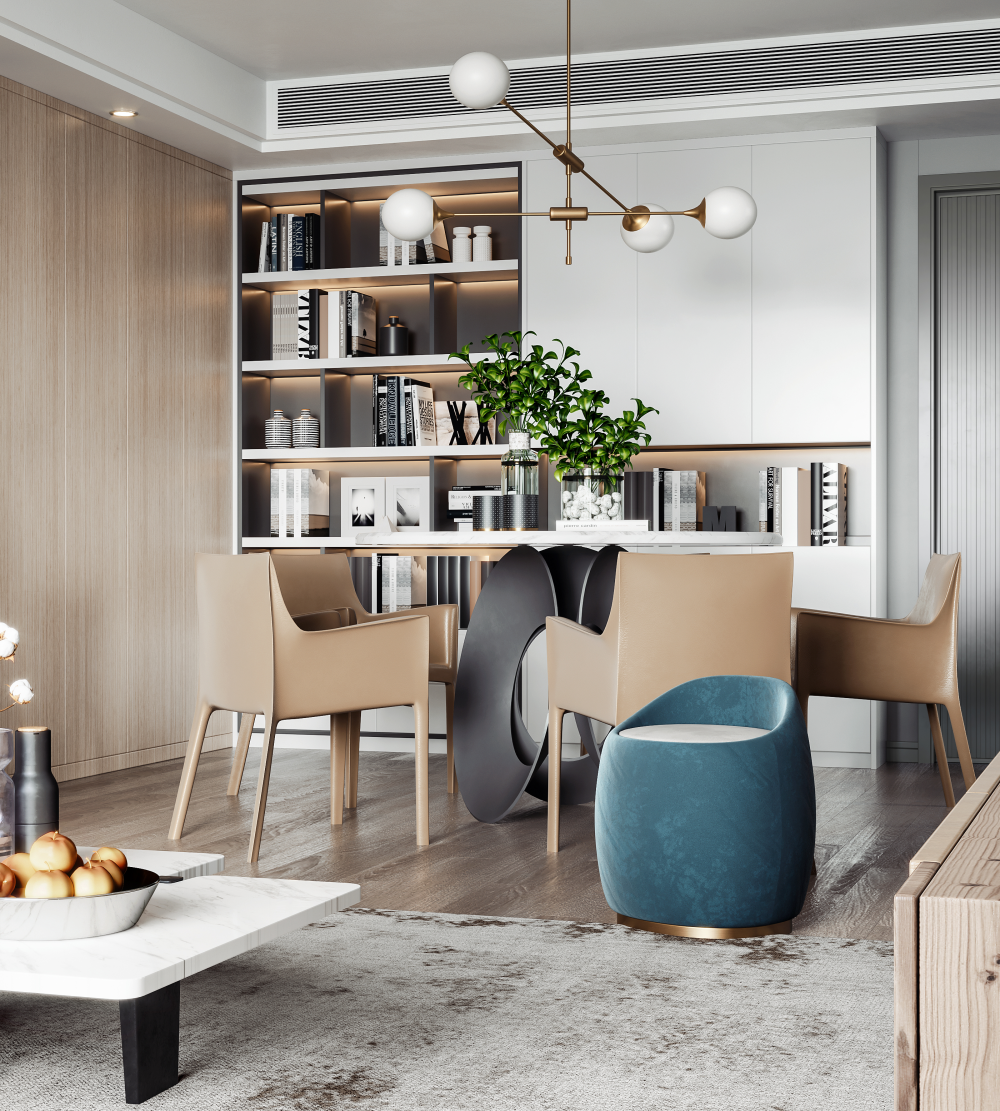 北欧轻奢风，打造简约舒适空间-7