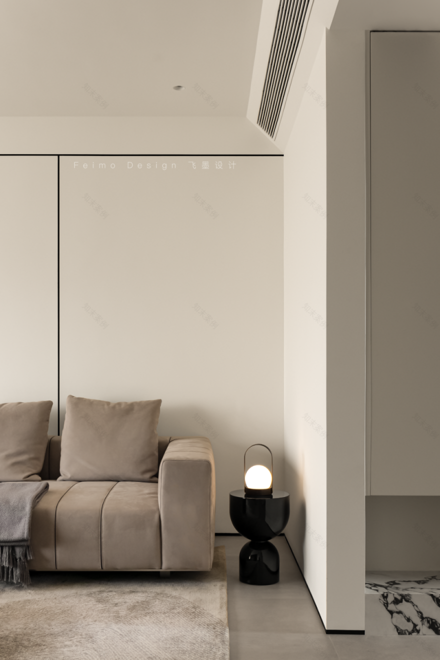 《四季》150㎡极简风大平层设计丨中国合肥丨飞墨设计组-38