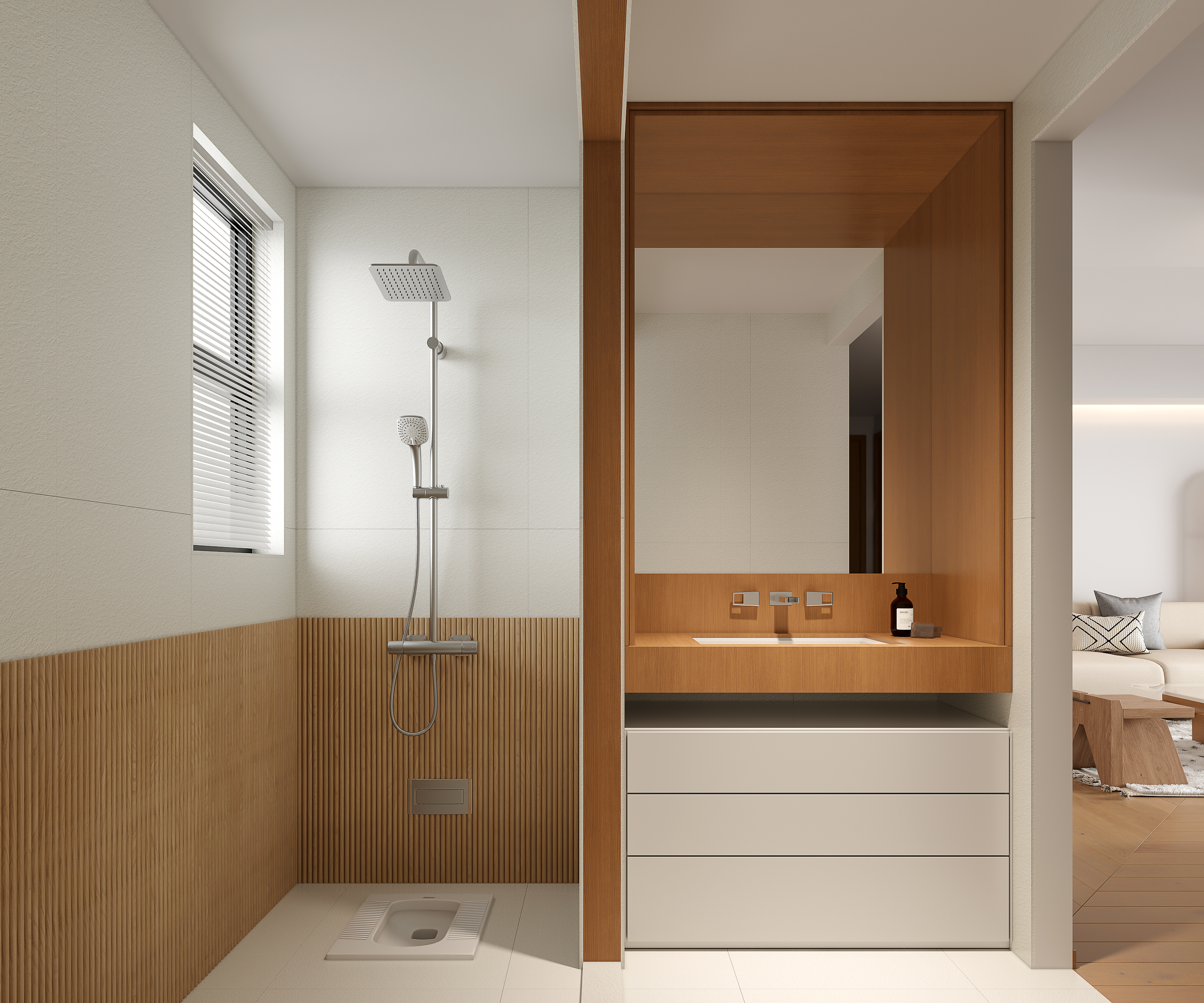 现代奶油原木风-3