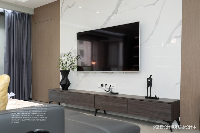 50万元四居及以上145平米装修案例丨冠程设计 | 书 · 禹-12