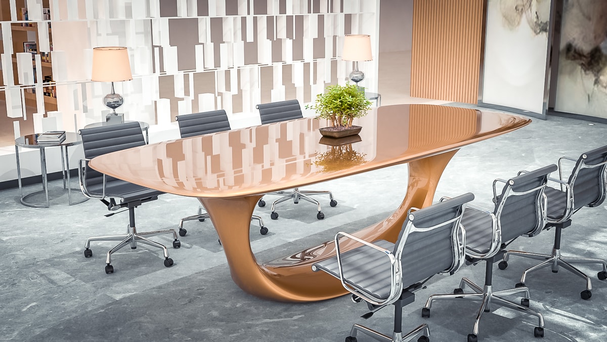 极简一体式办公桌设计——Tobia Desk-5