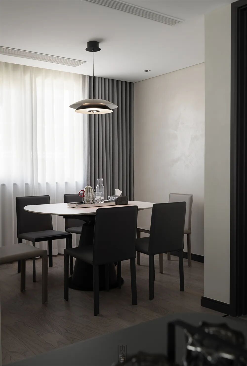 内舍软装丨125㎡现代风四室改两室，放大视野，实现储物自由！-27