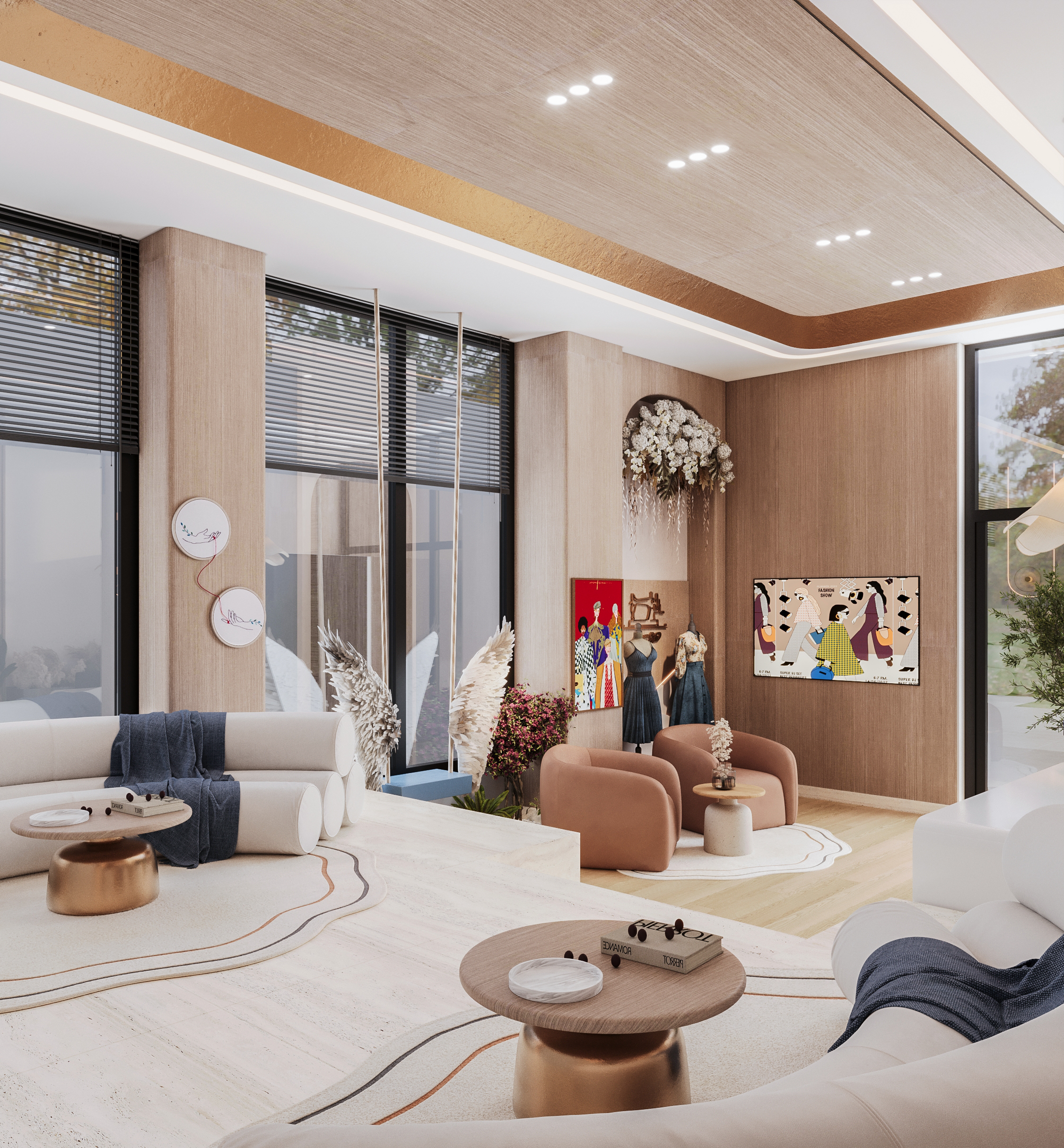 接待区丨埃及开罗丨MAHMOUD SABER-11