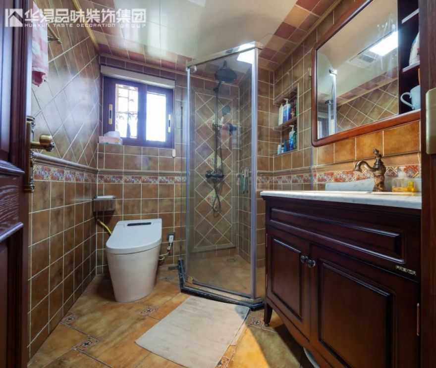 128m²美式古典家居,华美富丽的浪漫气息-37