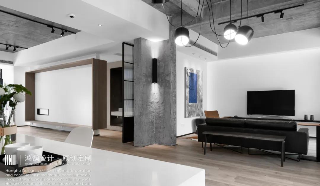 平层现代家居设计丨中国芜湖丨芜湖鸿鹄设计-3